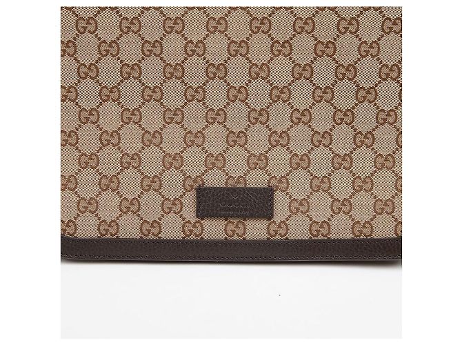Gucci Borsa a tracolla messenger in tela GG - vista 3