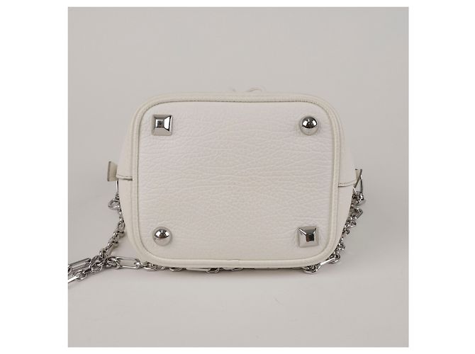 Maison Martin Margiela Mini borsa a secchiello da donna Bianco - vista 8