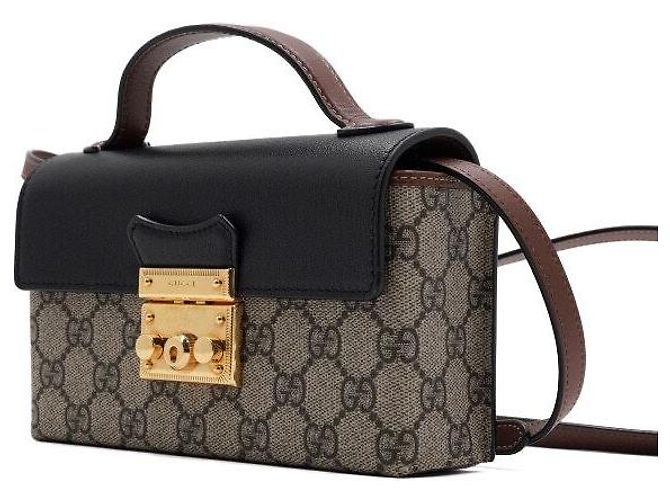 Gucci Mini borsa Tote Padlock e borsa a tracolla Crossbody - vista 3
