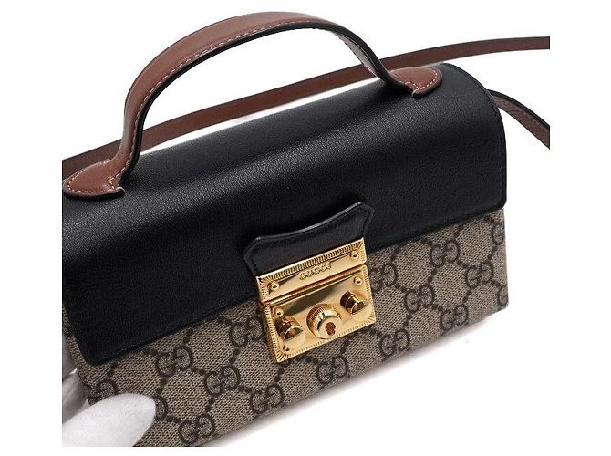 Gucci Mini borsa Tote Padlock e borsa a tracolla Crossbody - vista 9