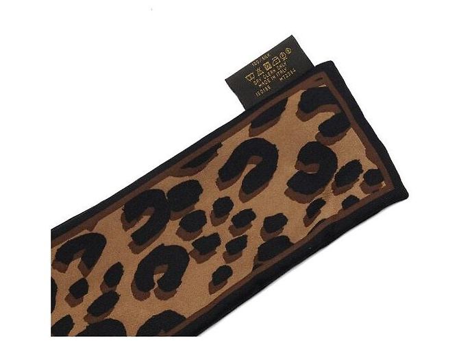 Louis Vuitton Seidenschal mit Leopardenmuster - Ansicht 5