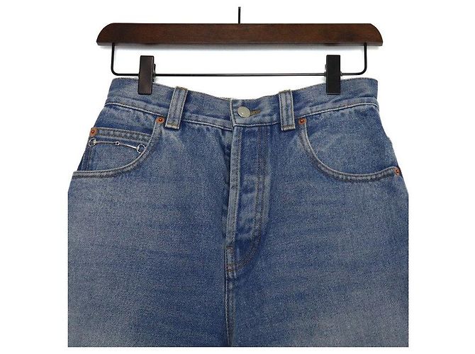 Gucci Vaqueros rectos de denim Horsebit para mujer - vista 2