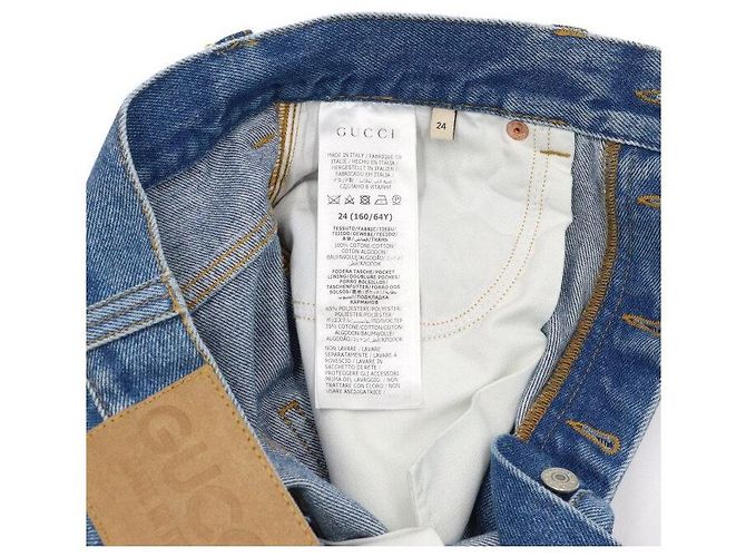 Gucci Vaqueros rectos de denim Horsebit para mujer - vista 6