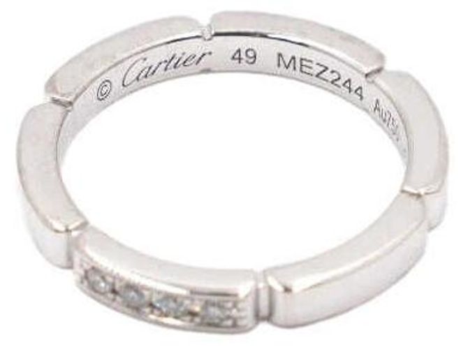 Cartier Panda Ehering aus Weißgold mit Diamanten Größe - Ansicht 4