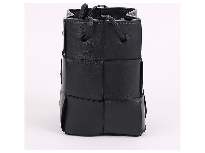 Bottega Veneta Mini borsa bucket Cassette nera - vista 4