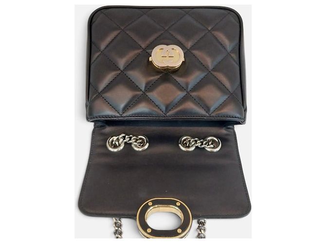 Gucci Borsa a spalla mini con catena intrecciata - vista 9