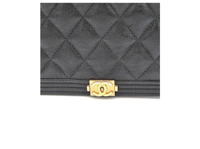 Chanel Boy WOC Caviar Black Series - vista 11