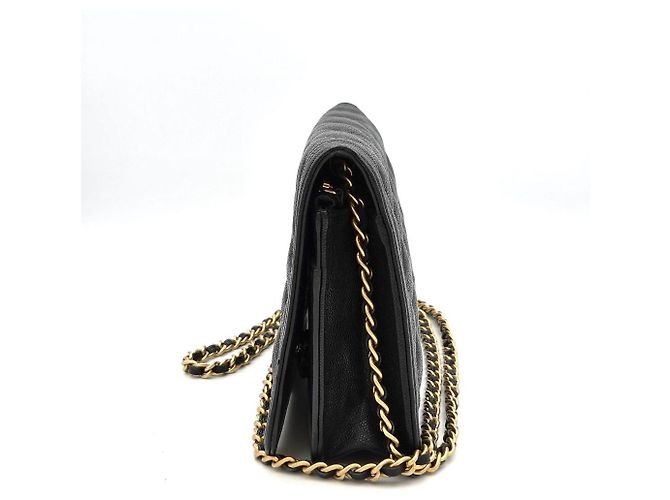 Chanel Boy WOC Caviar Black Series - vista 5