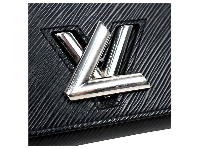 Louis Vuitton Borsa a tracolla Twist WOC in pelle Epi nera - vista 10