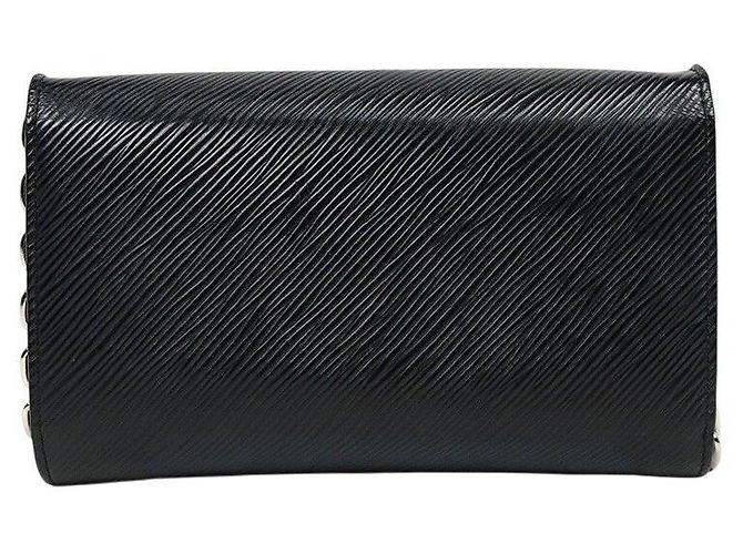Louis Vuitton Borsa a tracolla Twist WOC in pelle Epi nera - vista 3