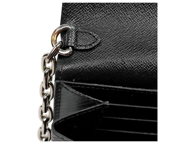 Louis Vuitton Borsa a tracolla Twist WOC in pelle Epi nera - vista 9
