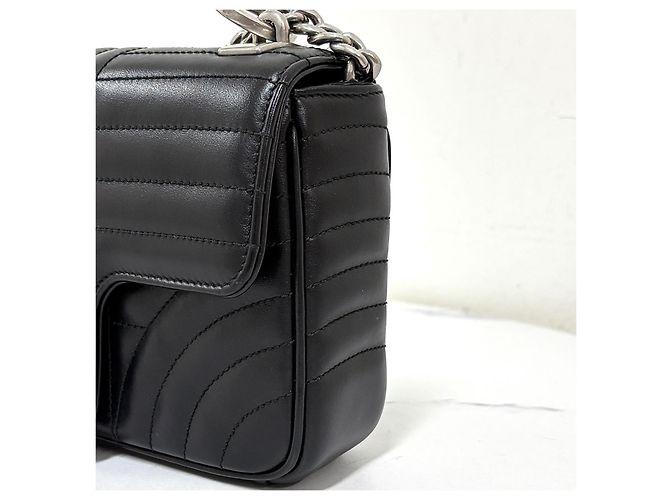 Prada Borsa a tracolla Diagram Chain Crossbody Nero - vista 7