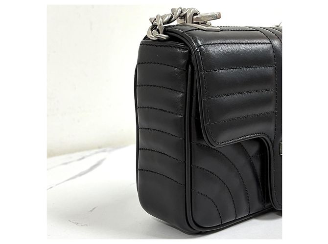 Prada Borsa a tracolla Diagram Chain Crossbody Nero - vista 8
