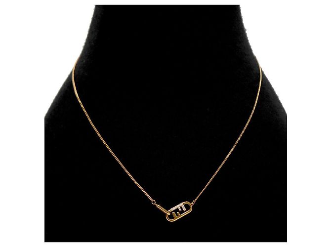 Fendi O Lock Halskette Gold - Ansicht 5