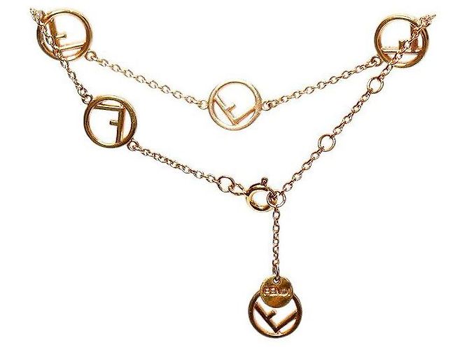 Bracciale Fendi Cubic Oro Metallo - vista 3