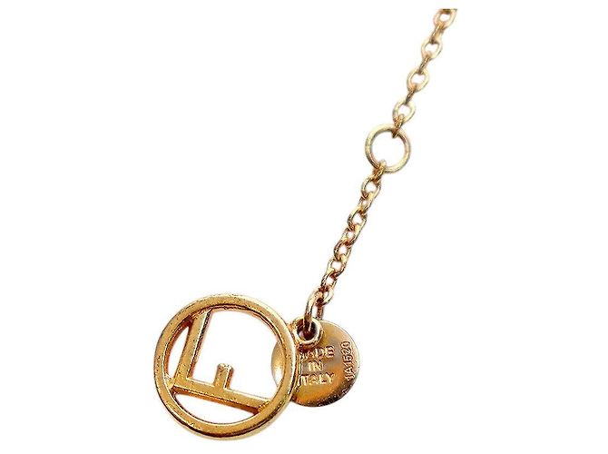 Bracciale Fendi Cubic Oro Metallo - vista 4