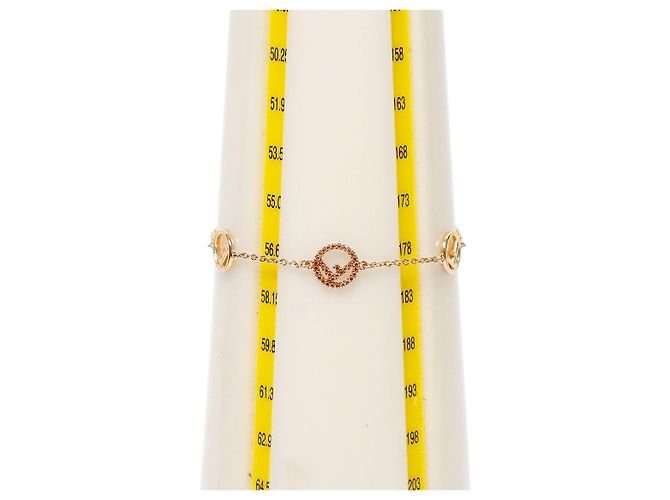 Bracciale Fendi Cubic Oro Metallo - vista 5