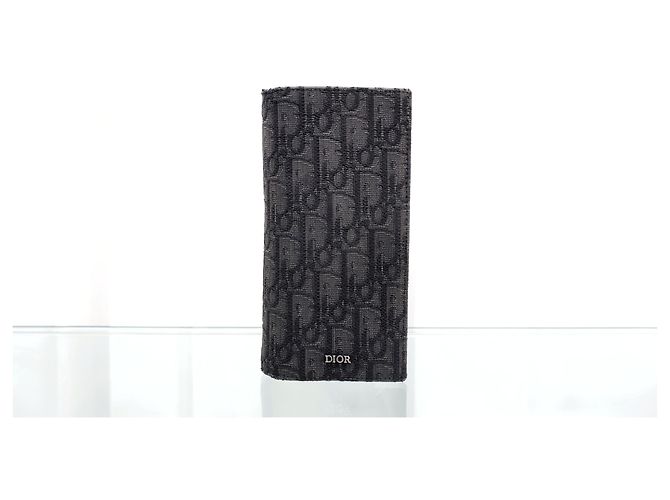 Dior Oblique Vertical Jacquard Long Wallet - view 2