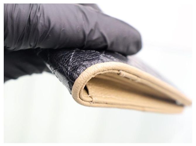 Chanel Damen Langbeutel Schwarz Silbernes Logo - Ansicht 10