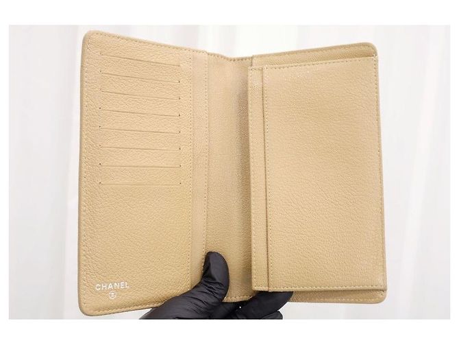 Chanel Damen Langbeutel Schwarz Silbernes Logo - Ansicht 11