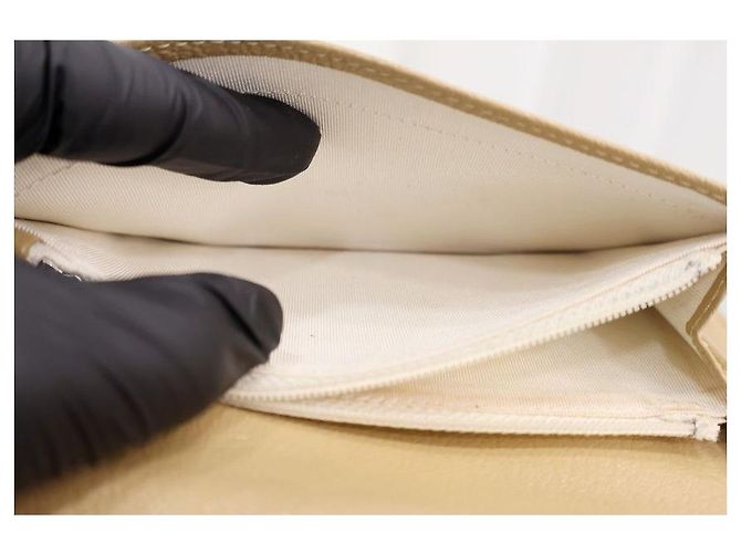 Chanel Damen Langbeutel Schwarz Silbernes Logo - Ansicht 12