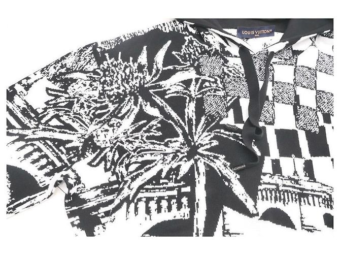 Louis Vuitton Kapuzen T-Shirt Dunkelanthrazitgrau - Ansicht 3