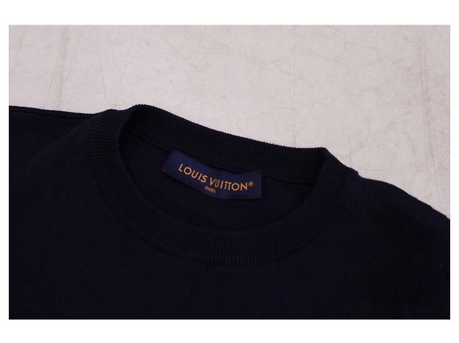 Louis Vuitton Monogram Knit Pullover Navy - Ansicht 4