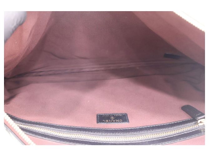 Chanel Clutch Classic in pelle di agnello Large Black - vista 12