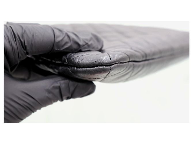 Chanel Clutch Classic in pelle di agnello Large Black - vista 7