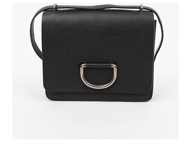Burberry Picca borsa a tracolla in pelle con anello a D Nero - vista 2