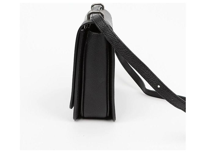 Burberry Picca borsa a tracolla in pelle con anello a D Nero - vista 5
