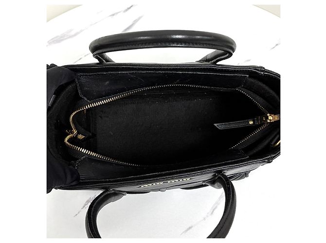 Miu Miu Borsa Tote Biker in Nappa Borsa a Tracolla Nera - vista 14