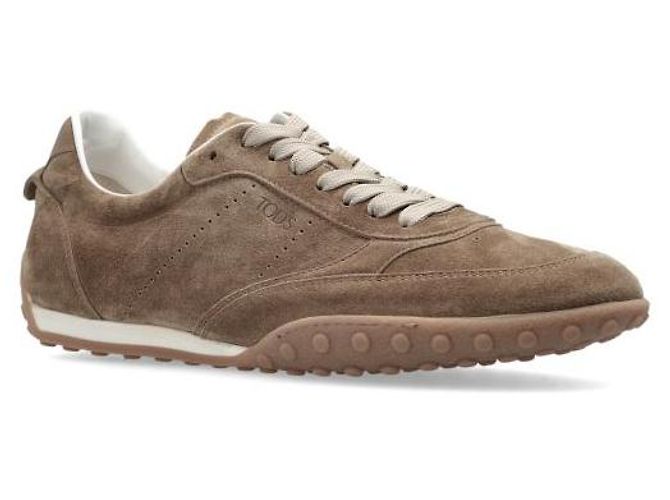 Tod's Sneakers in pelle e camoscio - vista 3