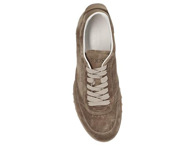 Tod's Sneakers in pelle e camoscio - vista 5