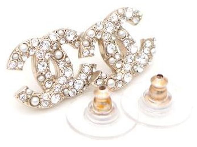 Chanel Orecchini Logo CC Cubic - vista 4