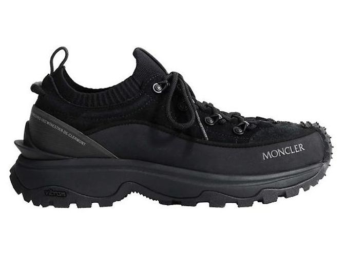 Moncler Sneakers Trailgrip in camoscio - vista 2