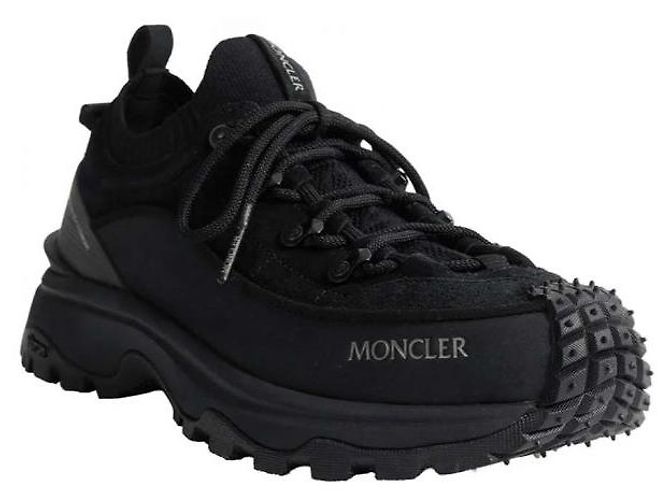 Moncler Sneakers Trailgrip in camoscio - vista 3