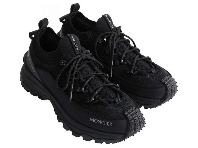 Moncler Sneakers Trailgrip in camoscio - vista 7