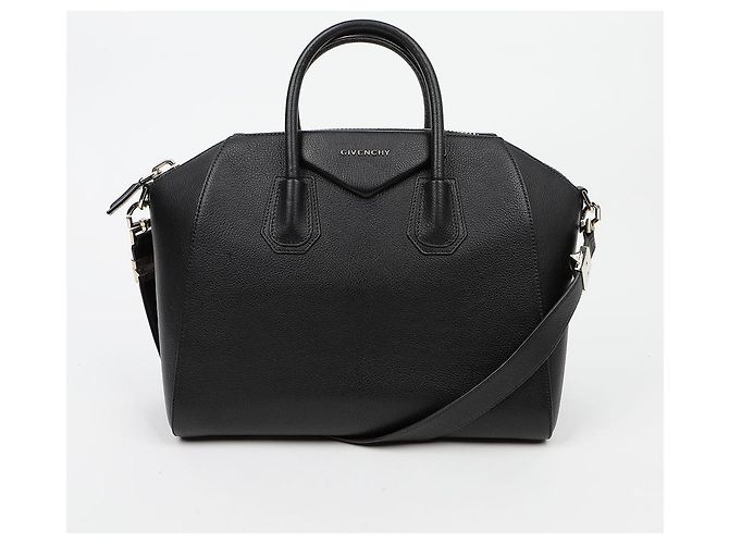 Givenchy Borsa Tote Antigona Medium in pelle di capra Nera - vista 2
