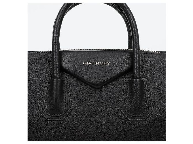 Givenchy Borsa Tote Antigona Medium in pelle di capra Nera - vista 3