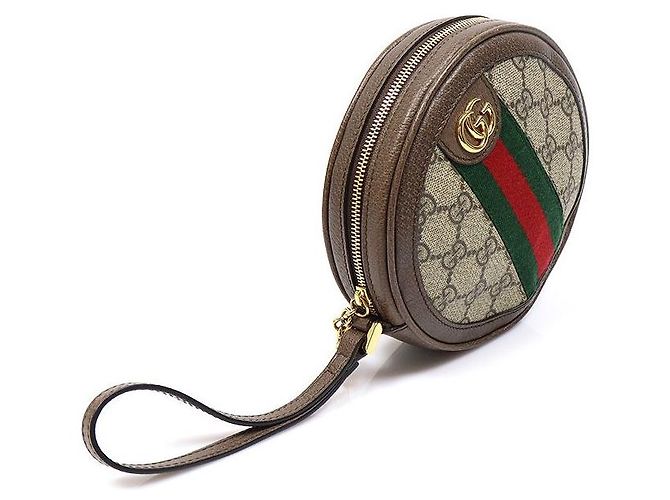 Gucci Clutch Mini Rotonda in Pelle Ophidia - vista 2