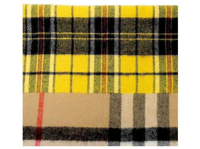 Sciarpa Burberry Check in lana e cashmere - vista 3