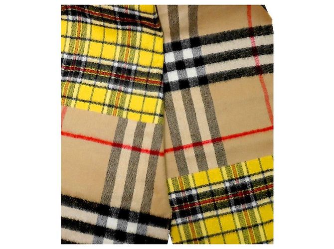 Sciarpa Burberry Check in lana e cashmere - vista 4