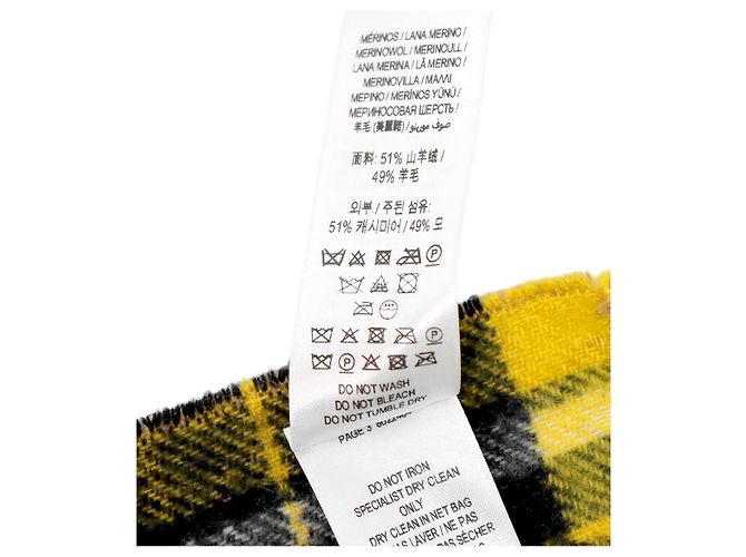 Sciarpa Burberry Check in lana e cashmere - vista 6