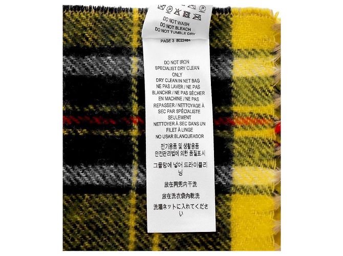 Sciarpa Burberry Check in lana e cashmere - vista 7