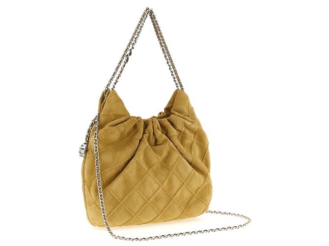 Tory Burch Borsa a tracolla in vitello beige - vista 2
