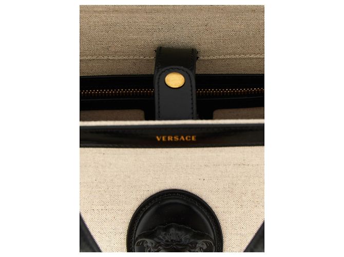 Versace Beige Leder-Tote-Bag - Ansicht 4