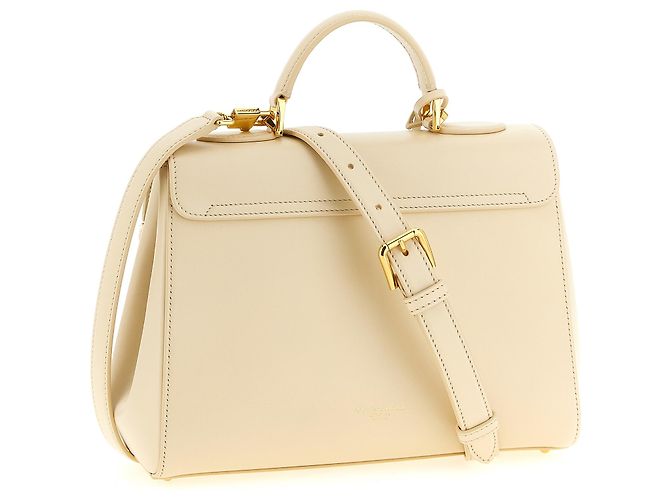 Dolce & Gabbana Borsa a mano in pelle di agnello bianca - vista 2