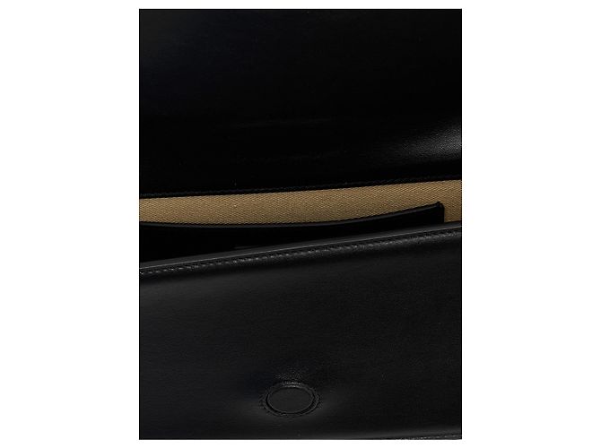 Jacquemus Borsa a tracolla in pelle di vacchetta nera - vista 4