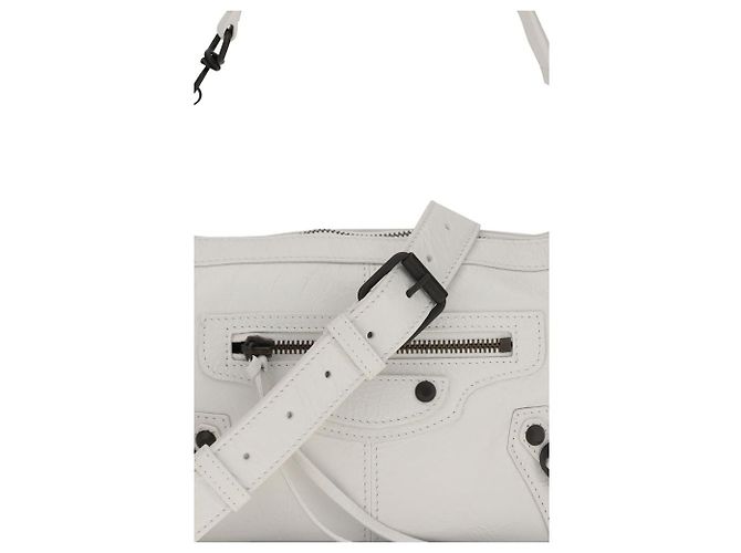 Balenciaga Borsa a tracolla White Lamb Ovis Aries - vista 4